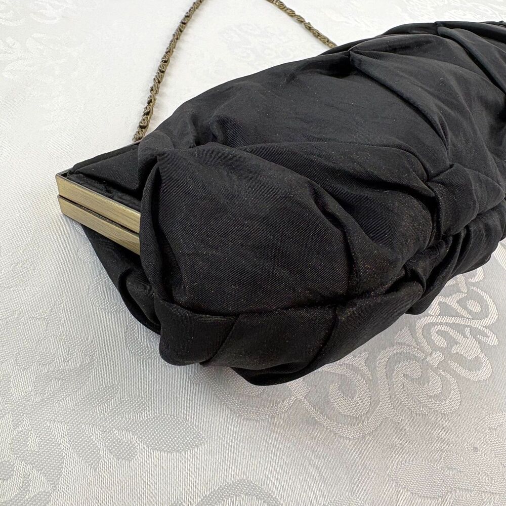 Vintage Bag Clutch Chain Quilted Classy Cocktail Event Wedding Guest Party - Picture 8 of 8